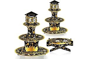 Stunning Graduation Cupcake Stand for a Grand Celebration