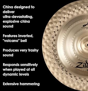 Amazon.com: Avedis Zildjian Company Ultra Hammered China - 19