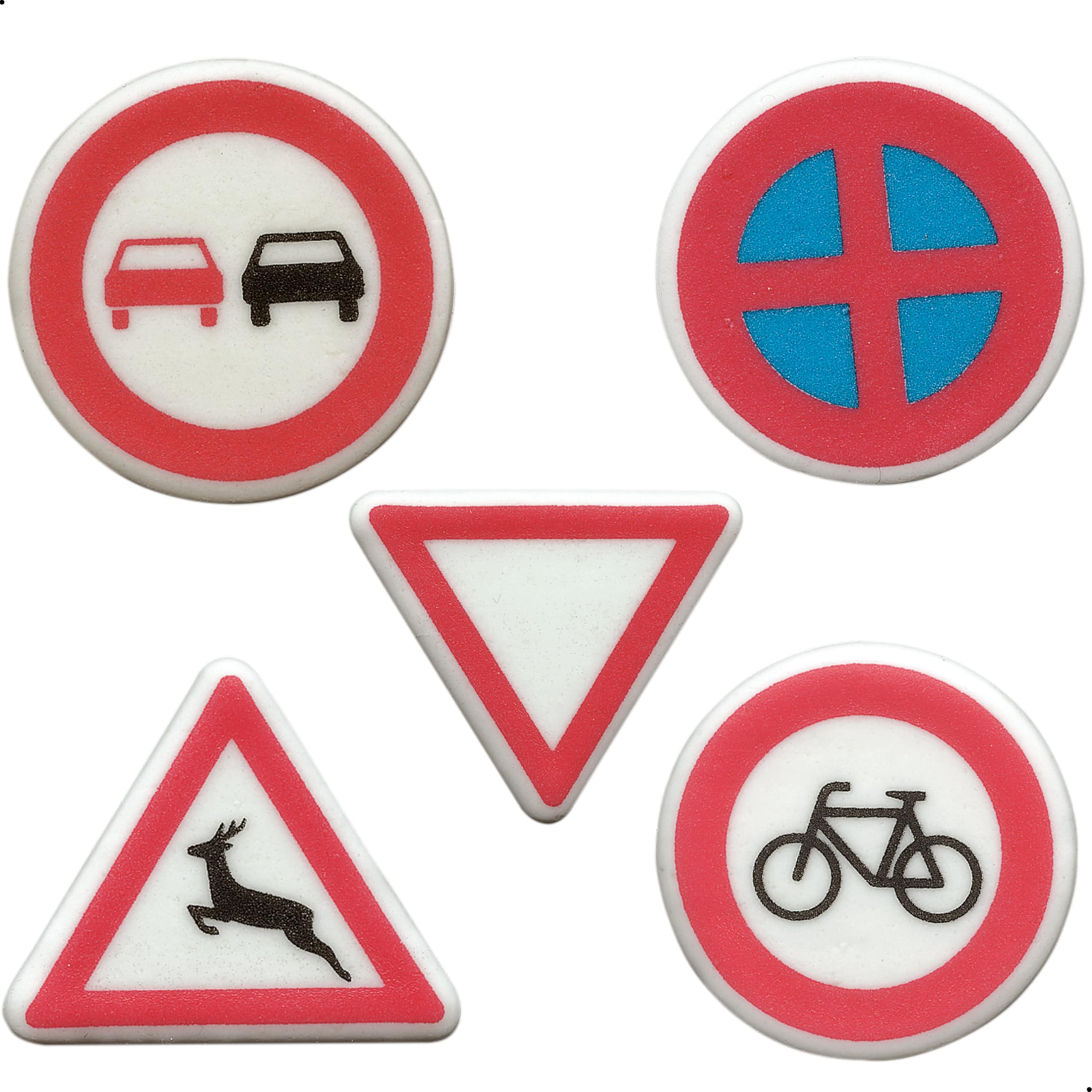 Günthart 100 Dekor-Kleinteile Verkehrszeichen sortiert
