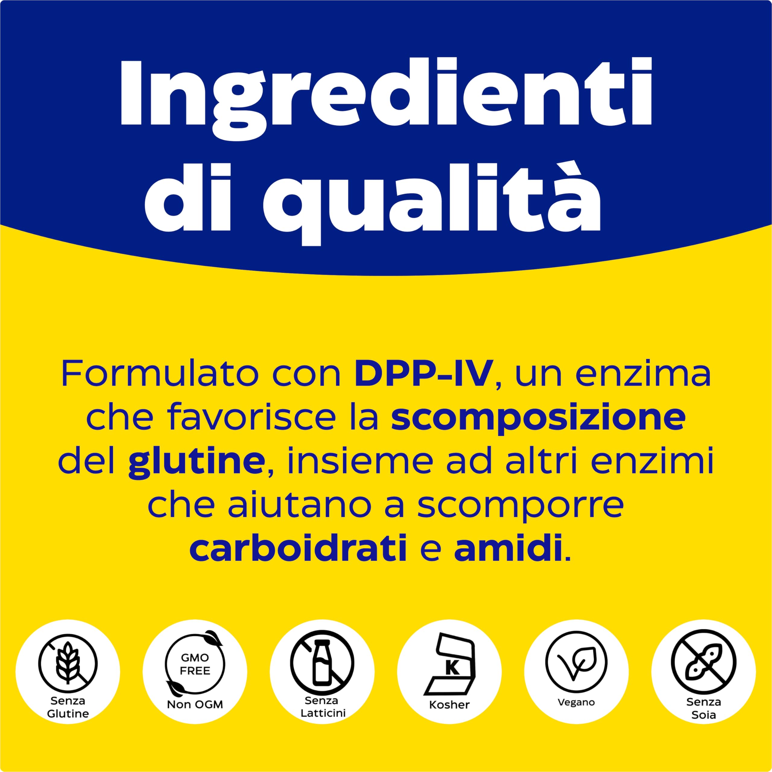 Enzymedica, Glutenease, Integratore Alimentare a Base di Enzimi Indicato contro Intolleranza a Glutine e Caseina, Riduce Gonfiore e Irregolarità, Gluten Free, Senza Lattosio, Vegano, 60 Capsulas