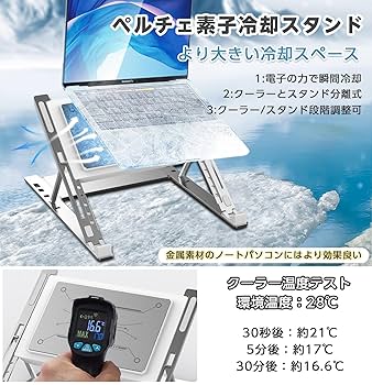 Amazon.co.jp: ZenCT ノートパソコン クーラー ノートPCスタンド