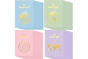 48 Pieces Blank Passport Notebook Coloring Party Favors