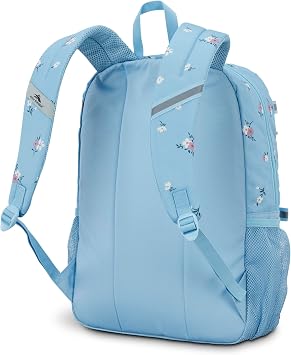 High Sierra Everclass Backpack - Travel or Work Laptop Bookbag with 360 Reflectivity, Dual Water Bottle Pockets & Fits Laptops Up To 15.6, One Size, Floral Blue