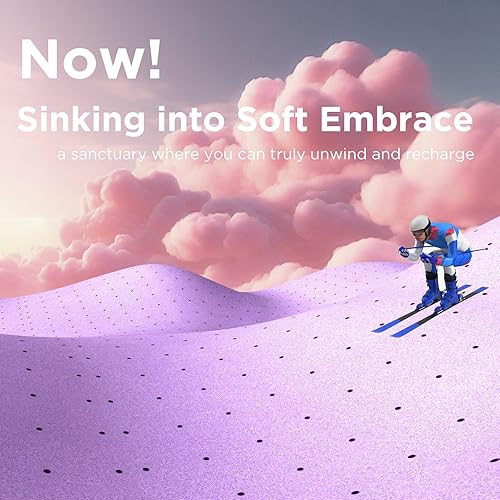 Miniatura 6 de BedsPick Cubrecolchón de espuma viscoelástica de tamaño matrimonial, almohadilla de colchón de gel para aliviar el dolor de espalda, cojín de cama