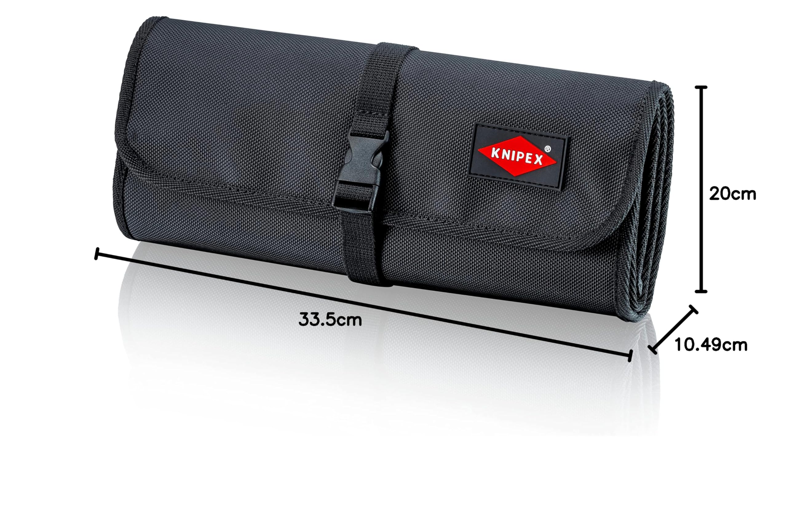 KNIPEX Werkzeug-Rolltasche leer 15 Fächer 850 mm, 98 99 13 LE