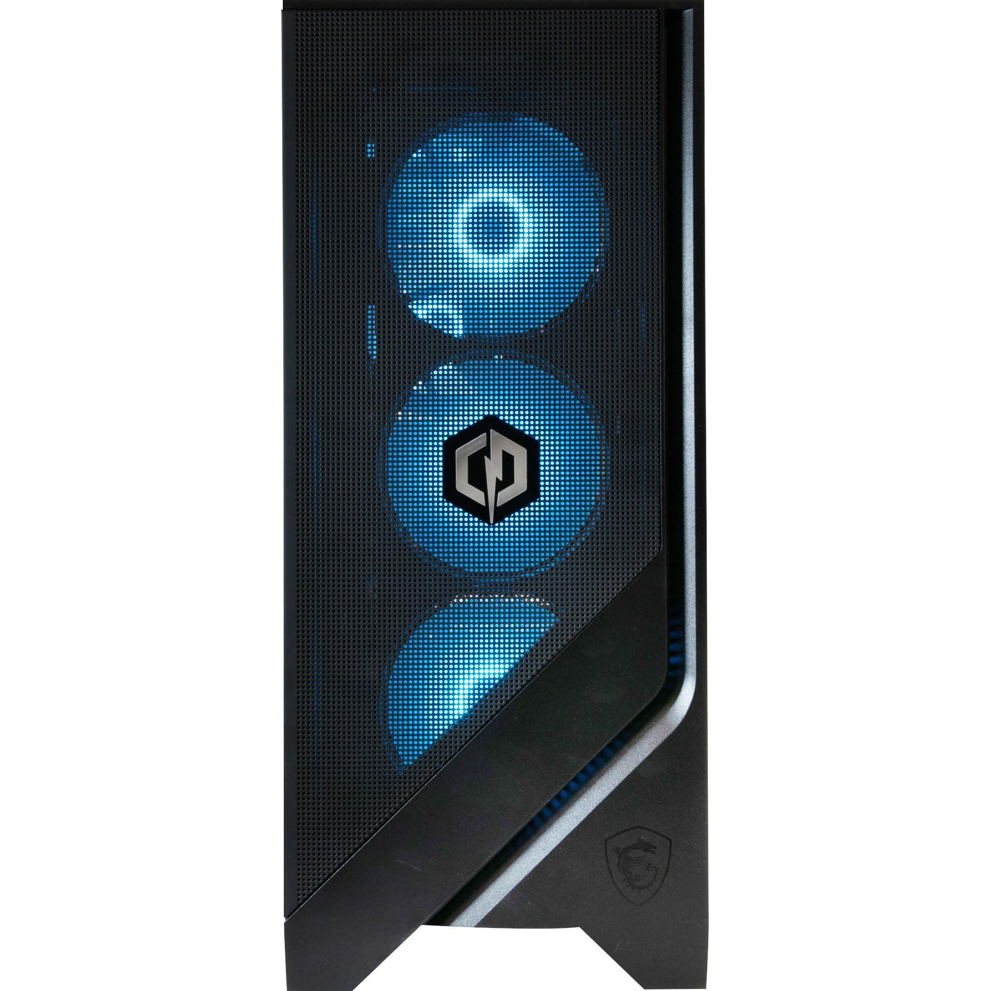 CyberpowerPC x MSI PBM Gaming PC - Intel Core i7 12700KF, Nvidia RTX 5070, 32GB RAM, 2TB NVMe SSD, 850W PSU, Wi-FI, Windows 11, Liquid Cooling, Mag Forge 320R Airflow