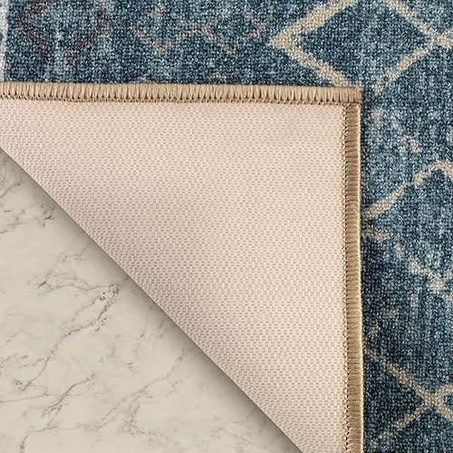 Miniatura 171 de Antep Rugs - Alfombras antideslizantes de 3 x 5 pies (antideslizante) con parte trasera de goma, de estilo antiguo, bohemio, marroquí y con pelo