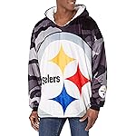 FOCO Pittsburgh Steelers NFL Reversible Team Color Camo Hoodeez