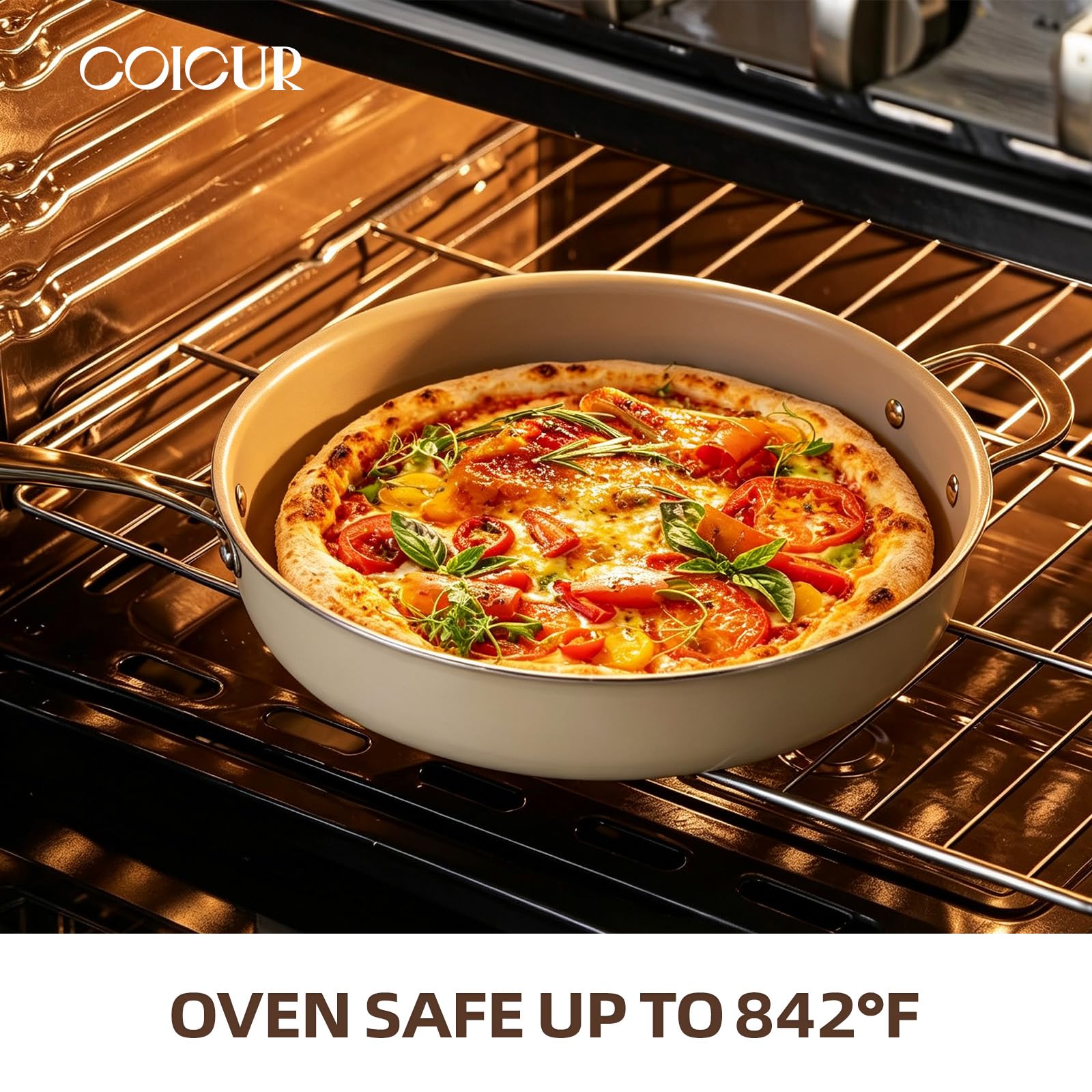 Coicur 16 Piece Non-Stick Cookware Set -5 Coicur 16 Piece Non-Stick Cookware Set -5
