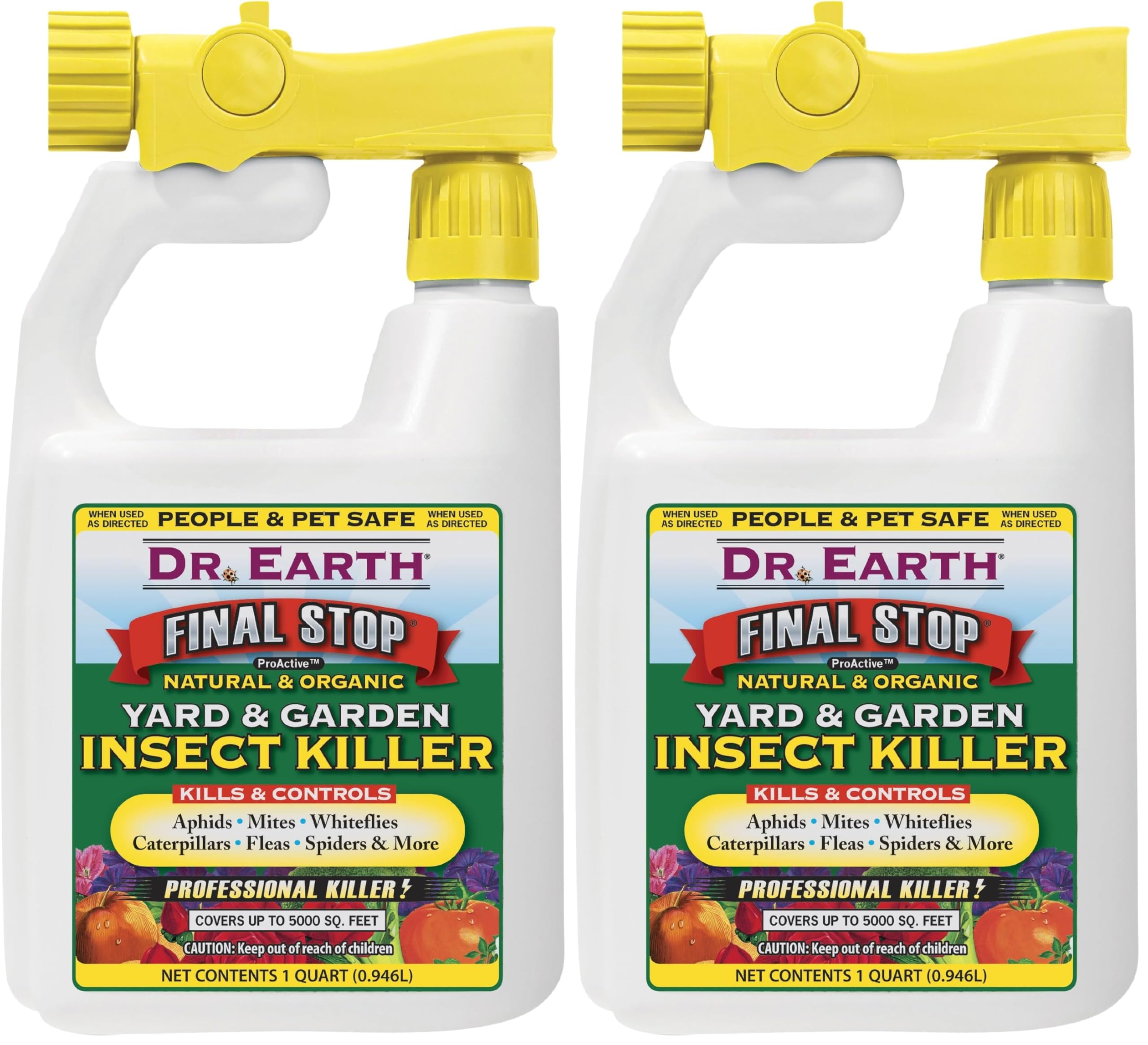 Dr. Earth 8004 Ready to Spray Yard and Garden Insect Killer, 32-Ounce (Pack of 2)