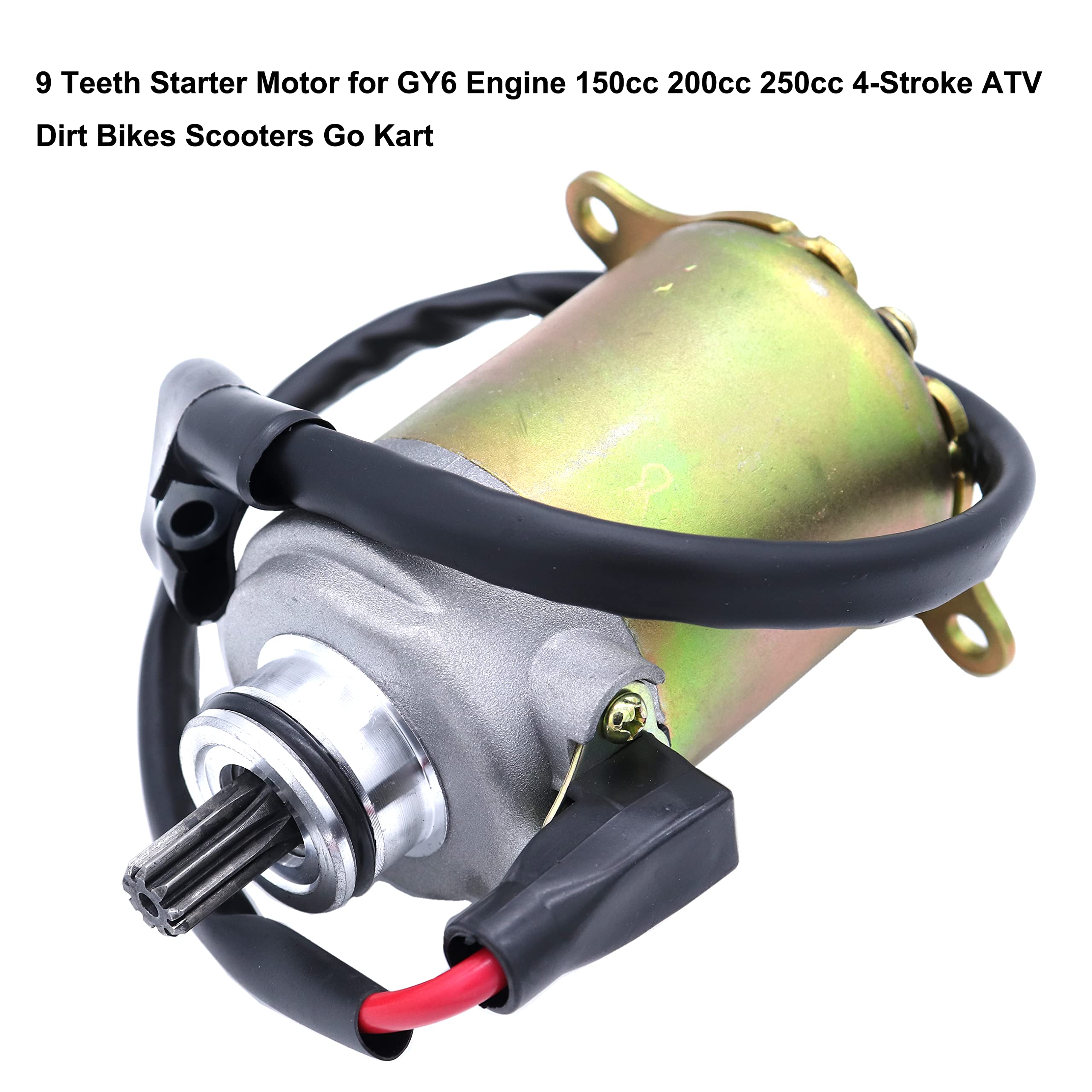 Anlasser 12V Für Quad & ATV – Passt Auf 150ccm, 200ccm, 250ccm Motoren Von Bashan, Shineray U.a. (9 Zähne, Rechtslauf)