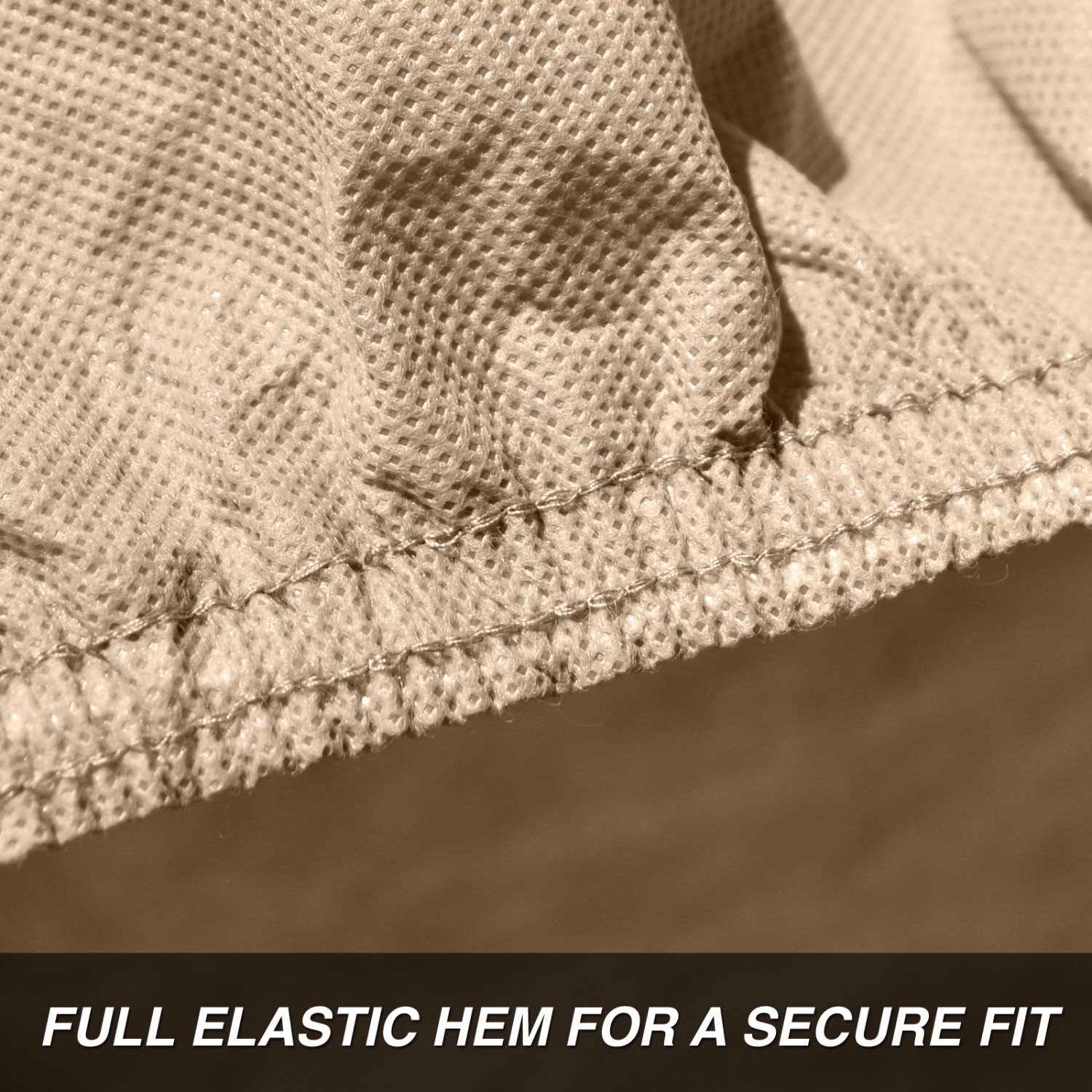 Budge Rain Barrier Car Cover Fits Sedans up to 168 Long Waterproof Breathable Tan RSD-3 — view 4