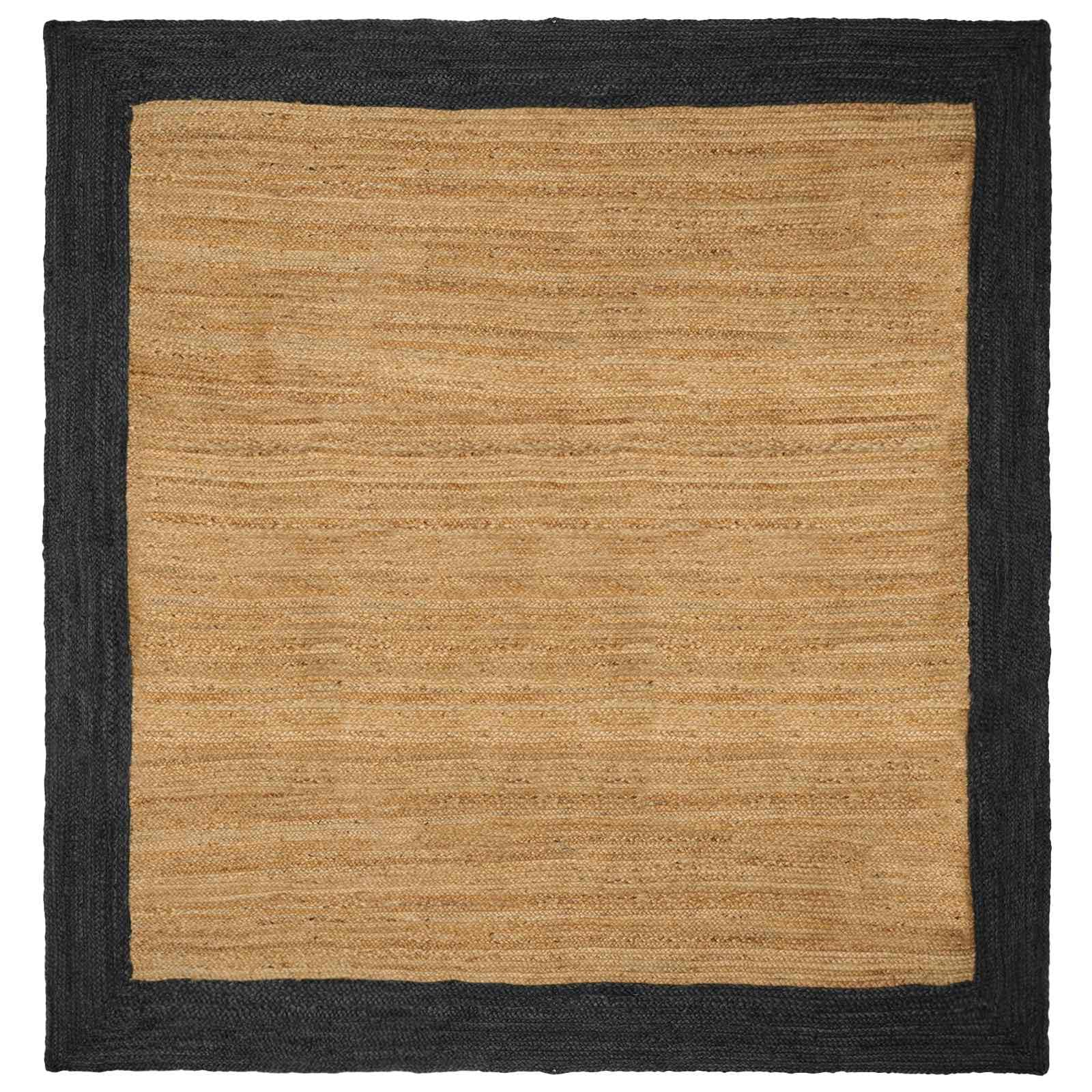 Tapis de surface gris foncé doux lavable grand format 300 x 300 cm pour salon