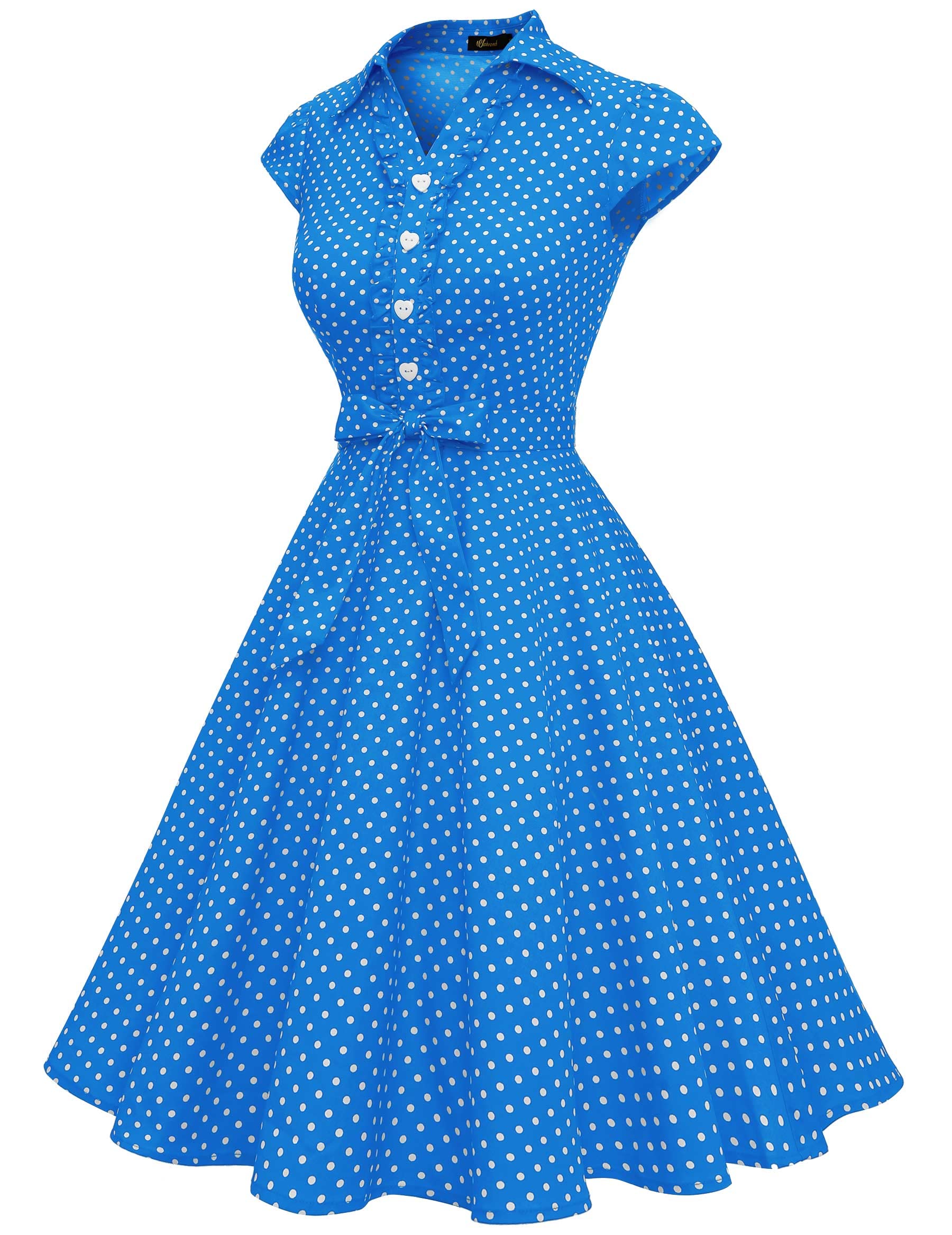 chinese dress ladies Heart My Closet 1950s Sailor Swing Dress  Unique Vintage