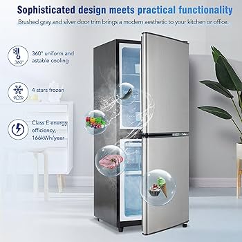 Lip 腕時計 fridge 1870922 Amazon.com: Dual Zone Fridge with Freezer, 3.6 Cu.Ft Mini