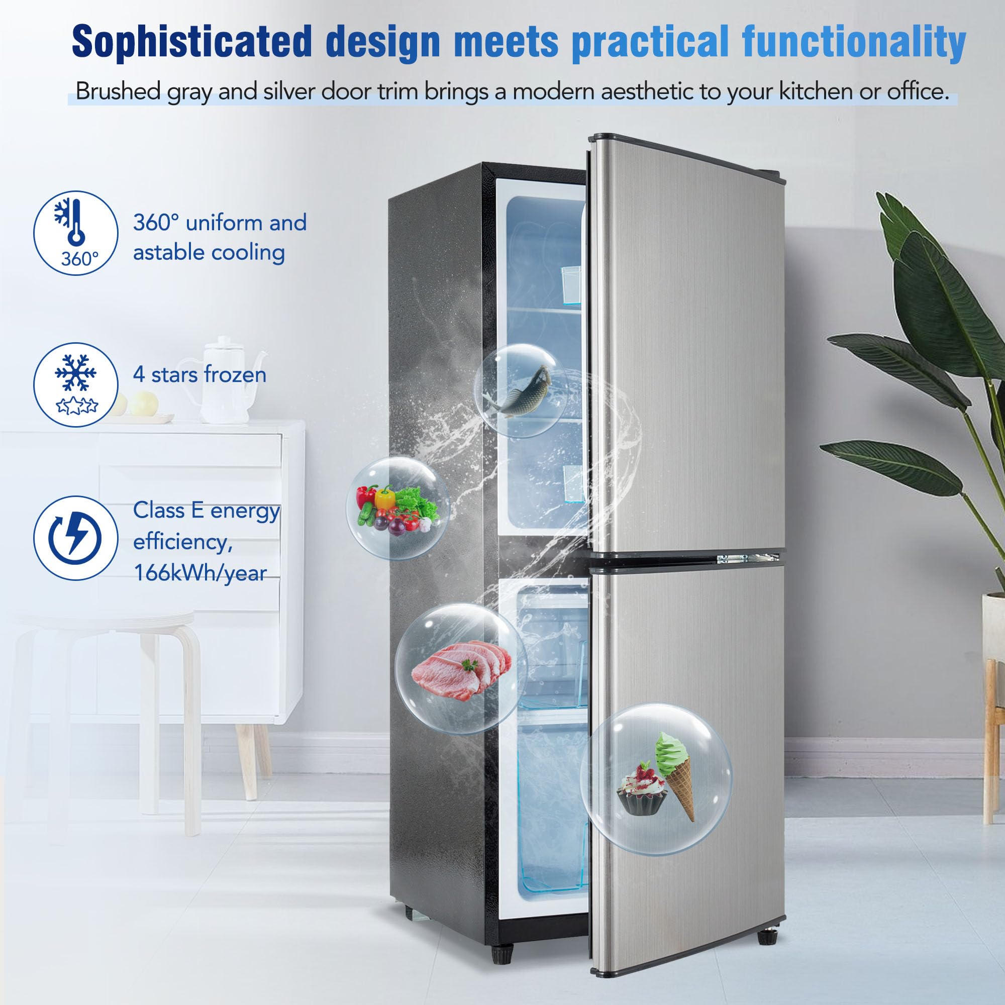 zone 冷蔵庫 Amazon.com: Dual Zone Fridge with Freezer, 3.6 Cu.Ft Mini