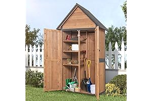 PatioWell 10 x 8 ft Reinforced Metal Outdoor Storage Shed