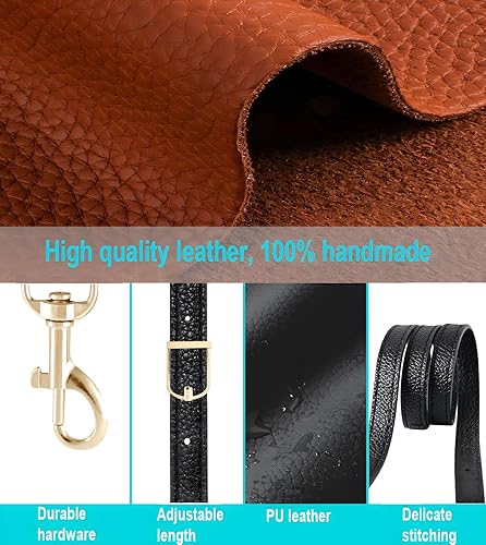 Miniatura 9 de Correas de cuero de repuesto para bolsos, correa de bolso, correas cruzadas de repuesto ajustables