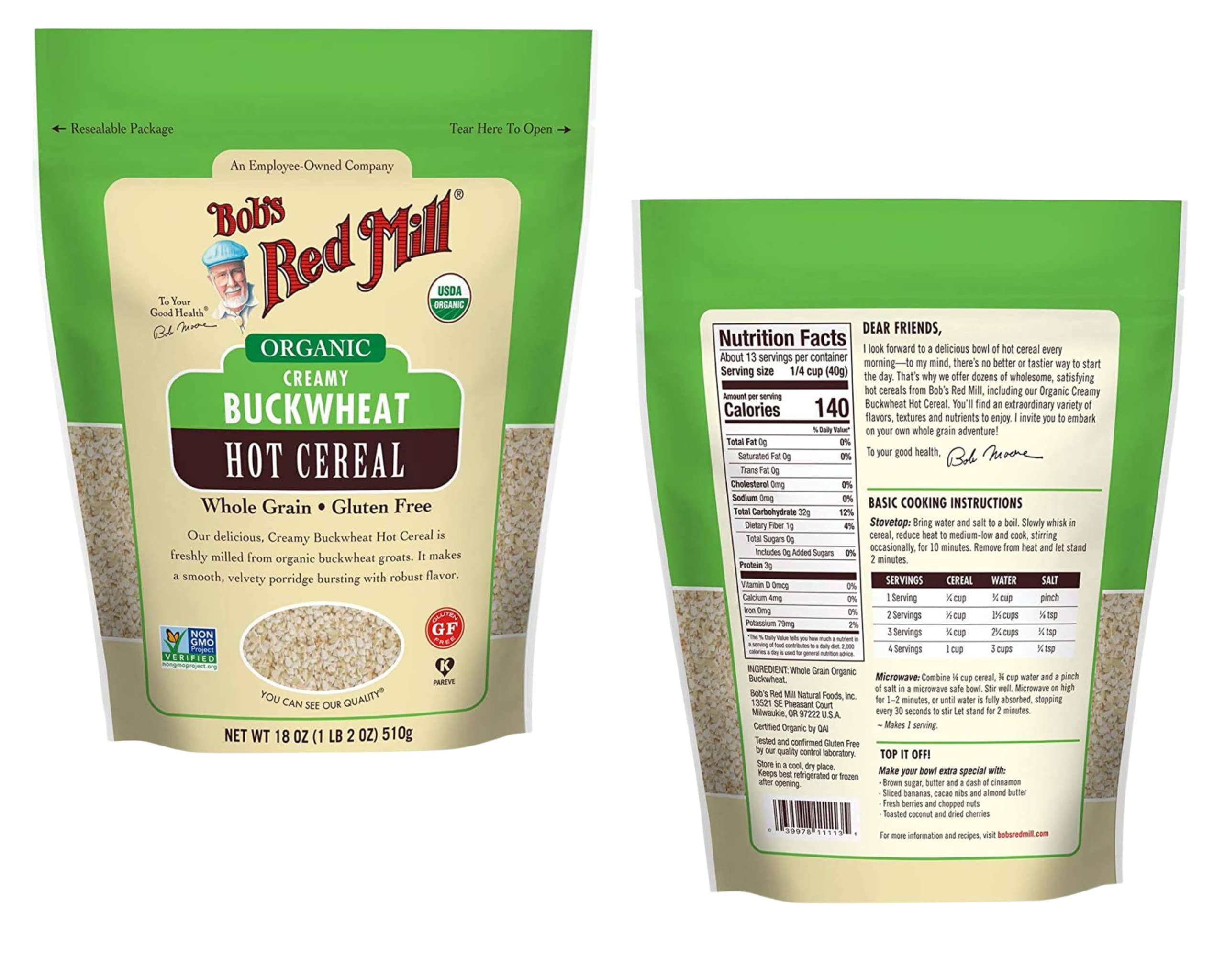 bob mills buckwheat cereal