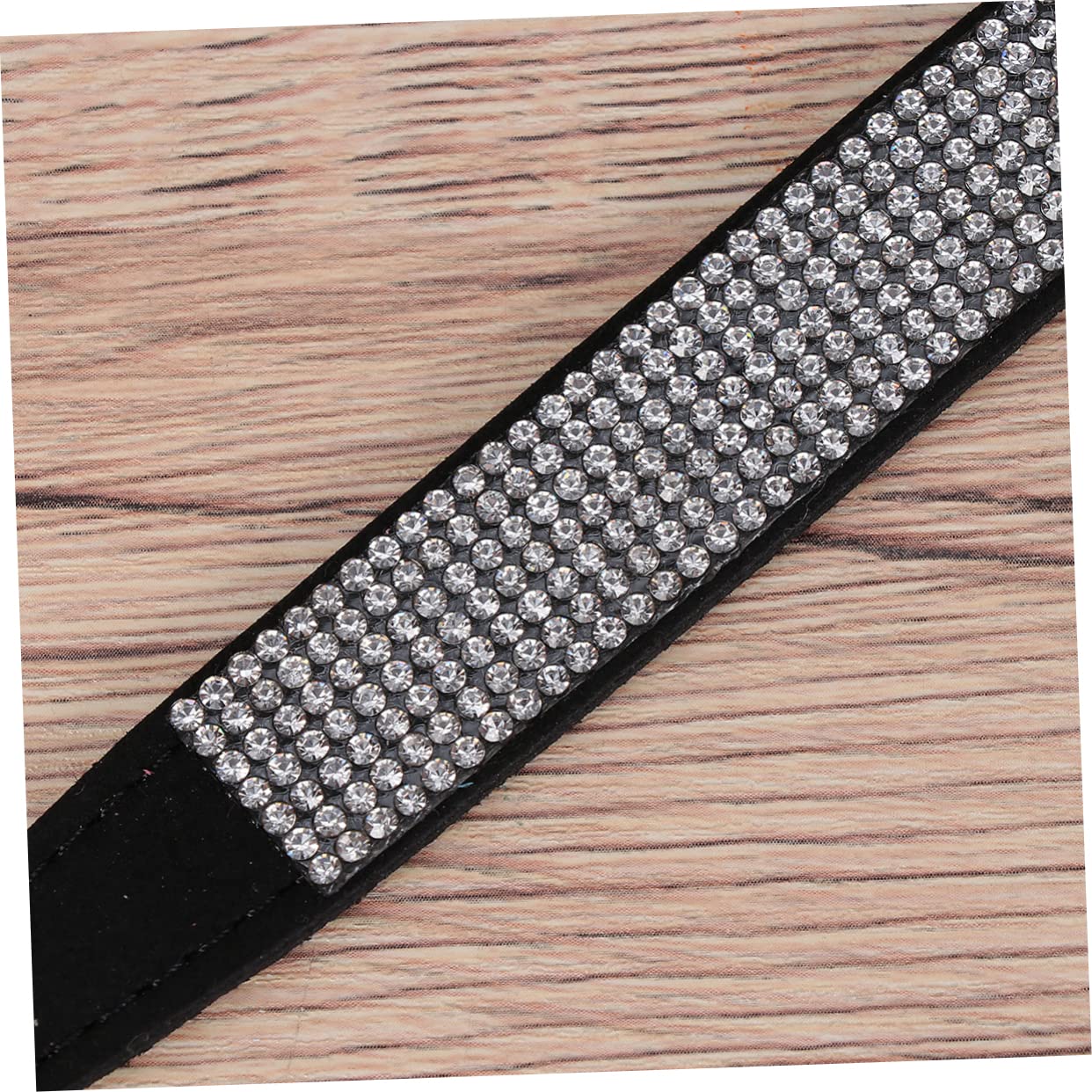 BESPORTBLE 3pezzi Collare Per Cani e Gatti Con Strass Comfort e Stile Per Animali Domestici Xl Nero Accessorio Pratico Per Foto e Occasioni Speciali