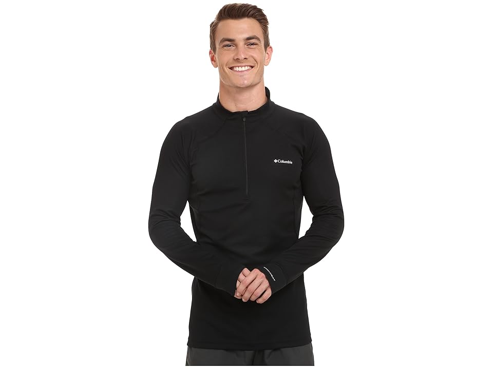 

Columbia Heavyweight II Long Sleeve Half Zip (Black) Men's Long Sleeve Pullover