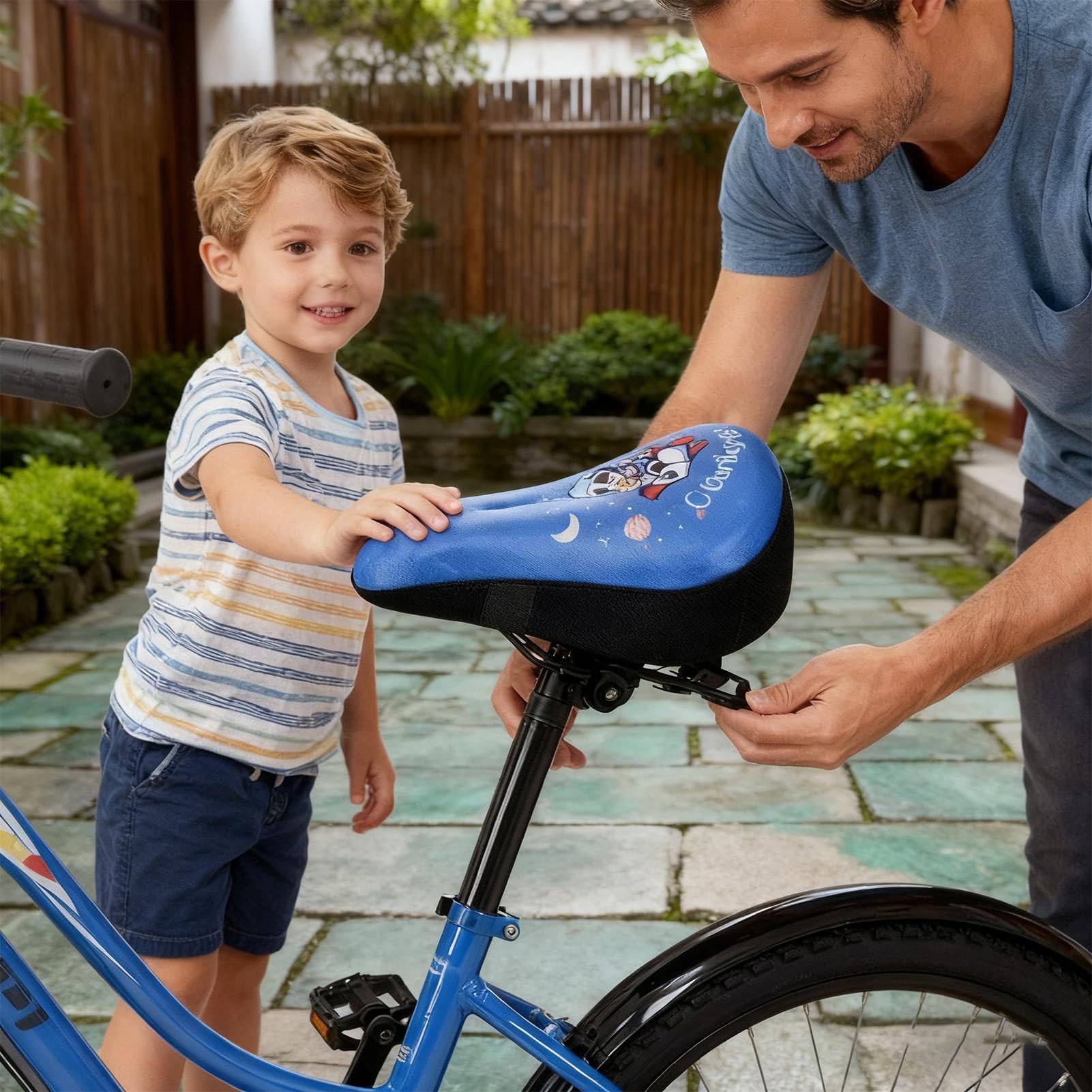 Fahrradsattel Polsterbezug - Cartoon Kinder Rad Sitz Kissen