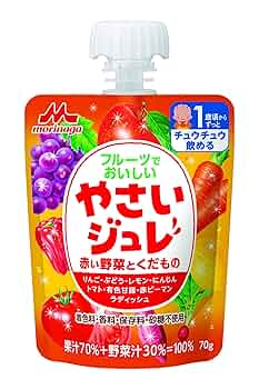 やさいしジュレ　80個 セット販売》 森永乳業 フルーツでおいしいやさいジュレ 紫の