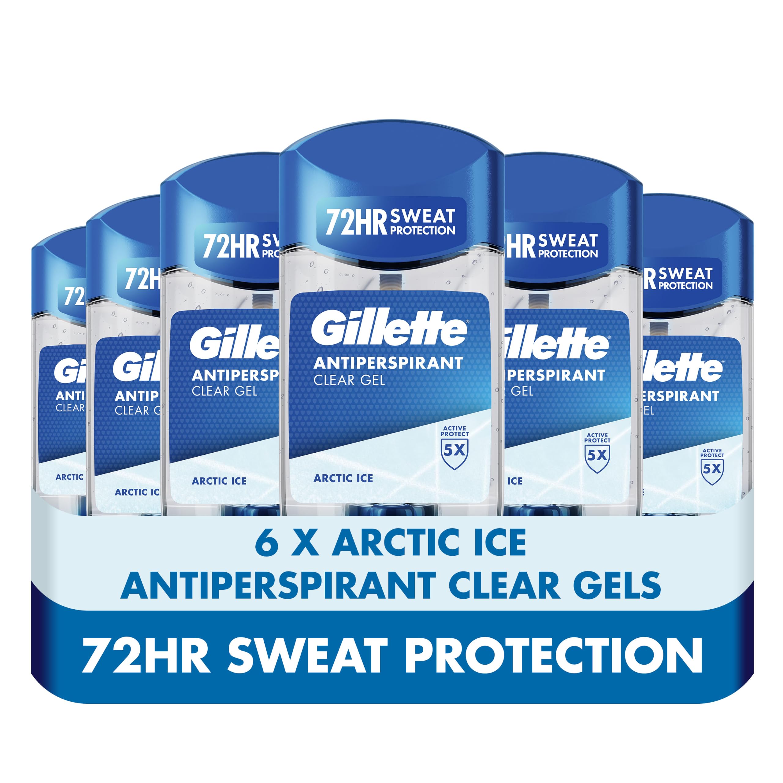 Gillette Arctic Ice Antiperspirant Clear Gel Stick 70ml
