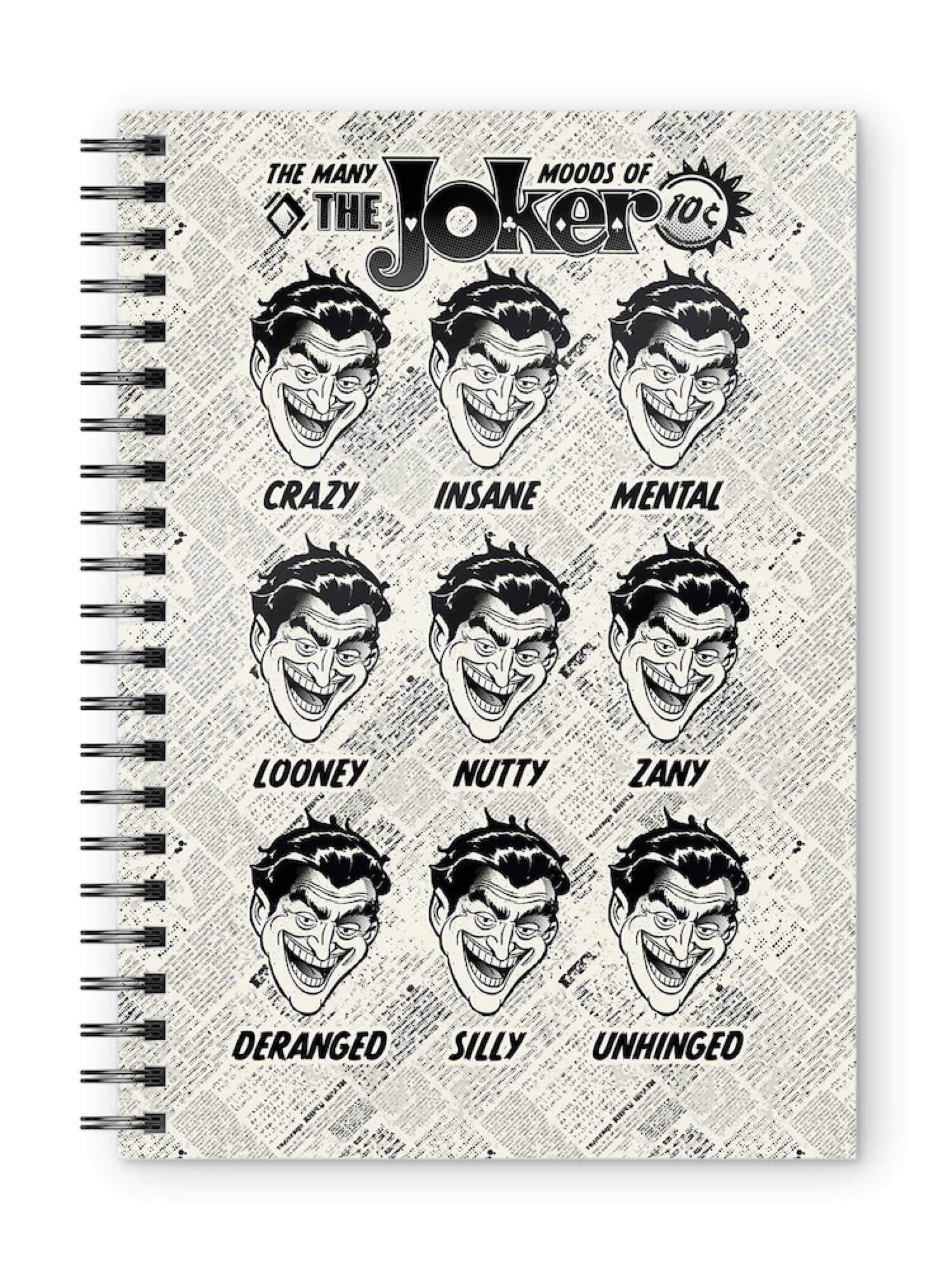 SD toys A5 Notebook Joker DC Comics, Adults Unisex, Multicolor, 15x21