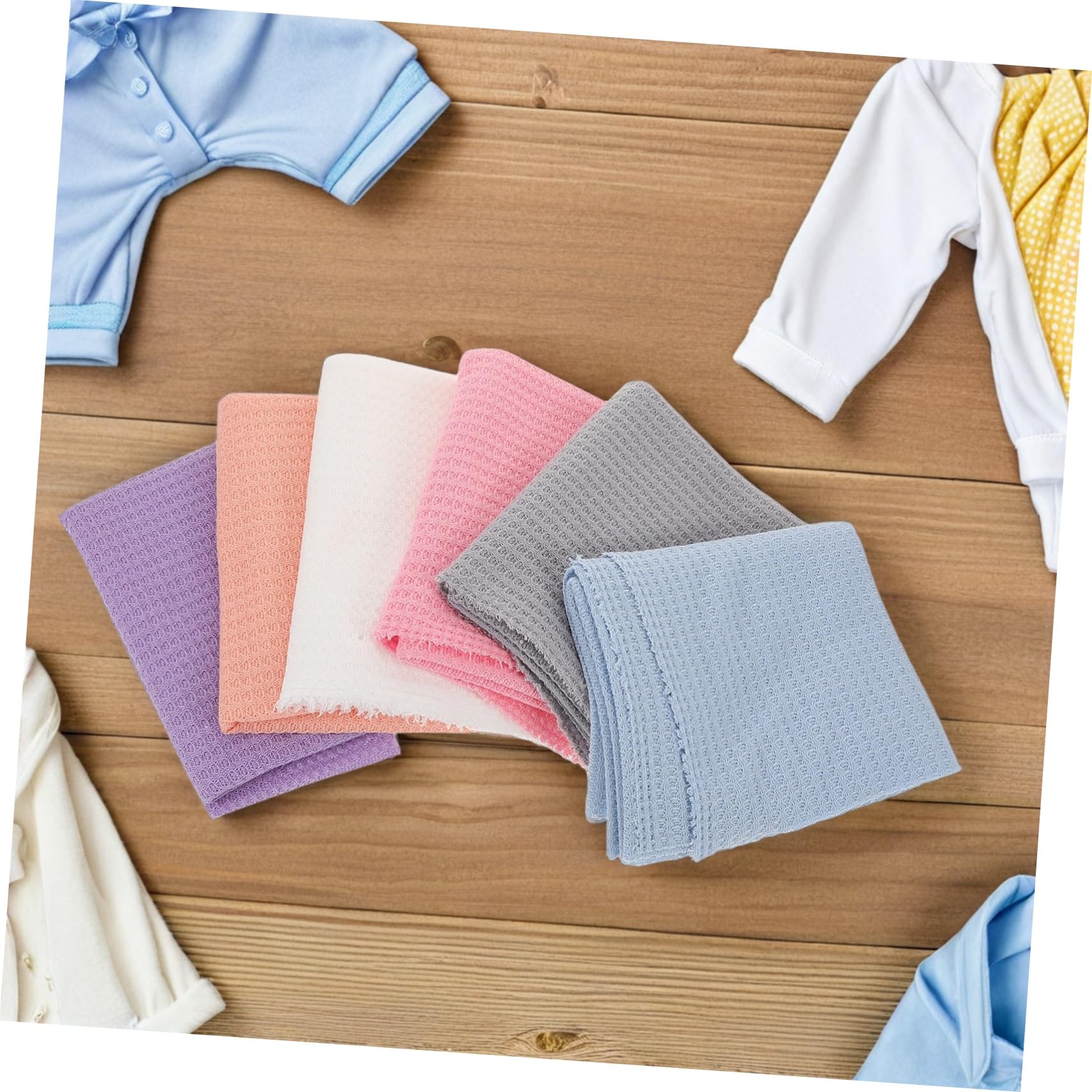 ERINGOGO 6piezas Fotografía De Swaddle Accesorios para Recién Nacidos Paños para Fotos De Bebés Fulares para Recién Nacidos Envolver Bebés Sesión De Fotos