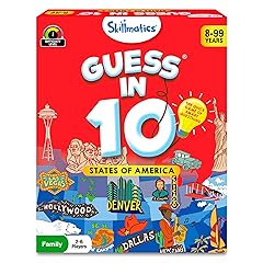 Skillmatics Guess in 10 States of America, Educational Travel Toys for Boys, Girls, and Kids Who Love Card Games, Board Games, Geography and History, Gifts for Ages 8, 9, 10 and Up