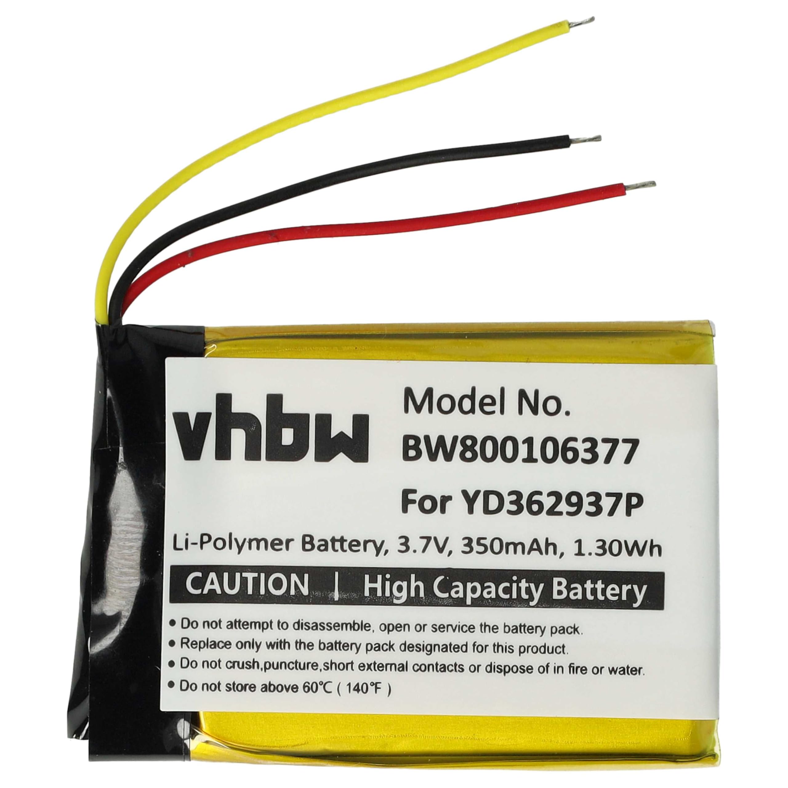 Batteria Vhbw 350mah Peril Controllo Remoto, Scatto A Distanza Gopro Wi Fi Remote Armte 001 Come Yd362937p 4251004609461 - Foto 6