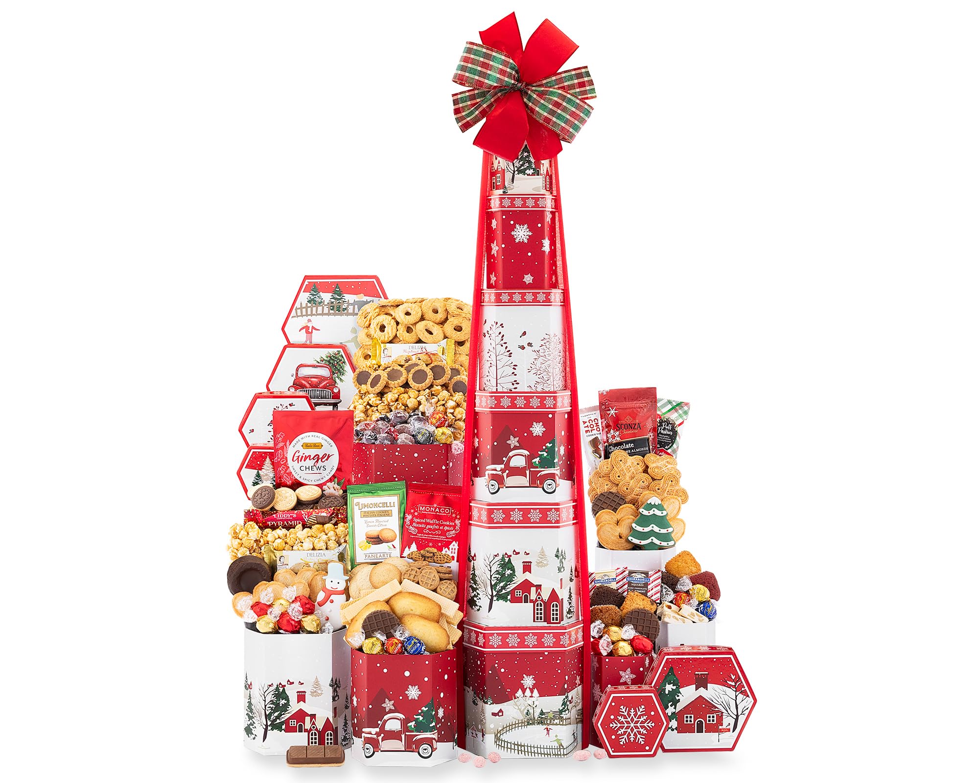 Wine Country Gift Baskets The Winter Cheer Gift Tower,Mayon18/2025