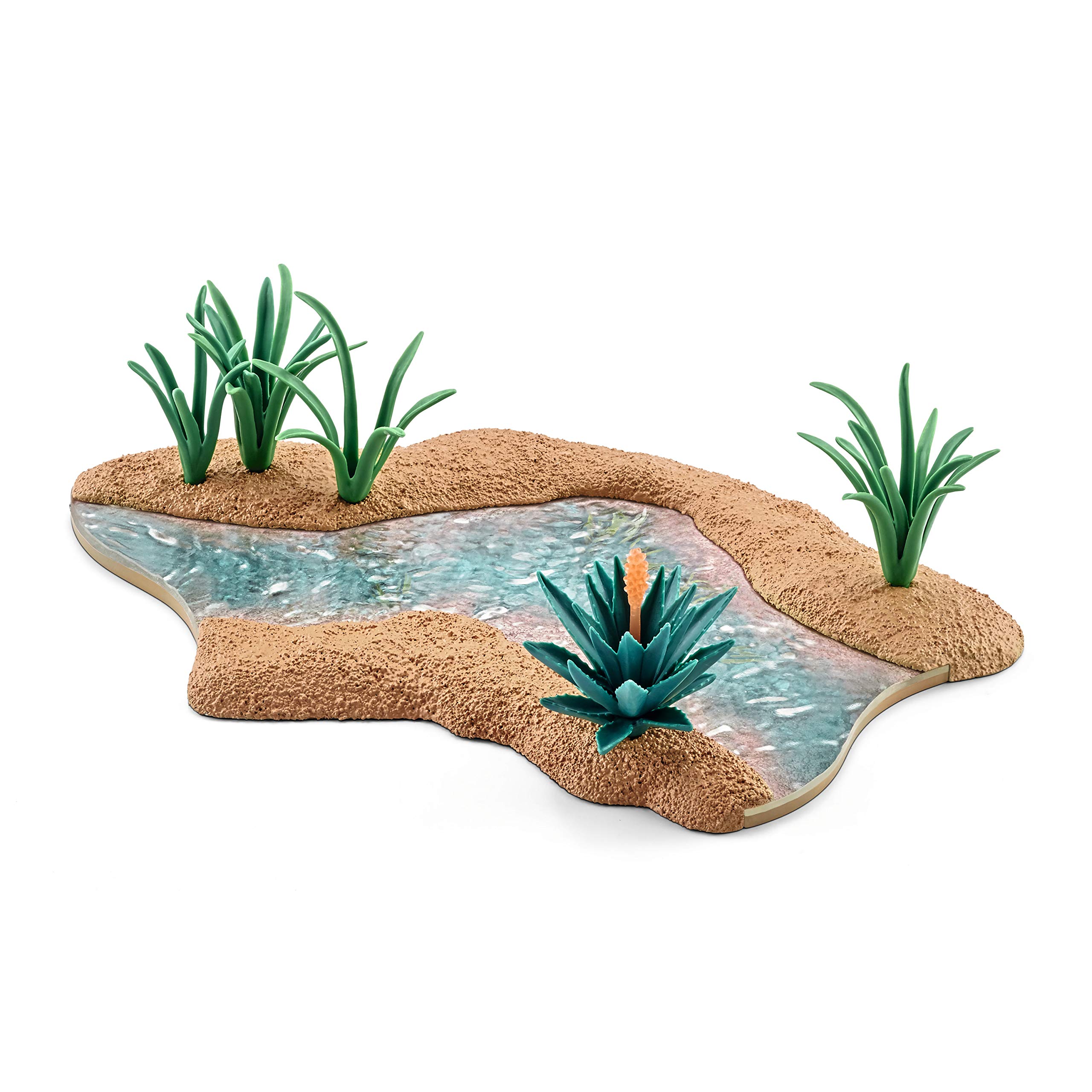 シュライヒ サバンナの滝 葉っぱ 洞窟 ジオラマ フィギュア シュライヒ