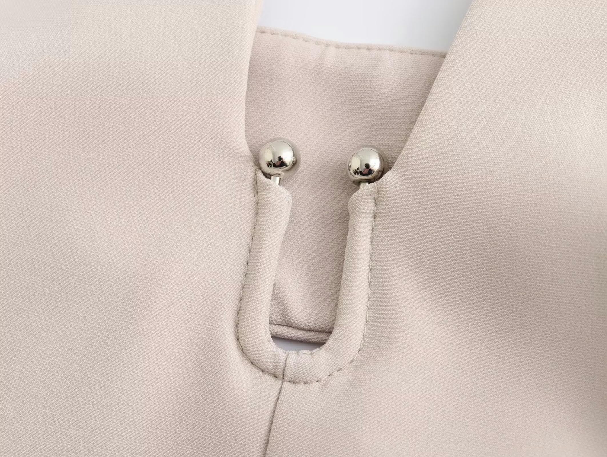 Combinaison Longue à col Licou pour Femme - Noir - S
