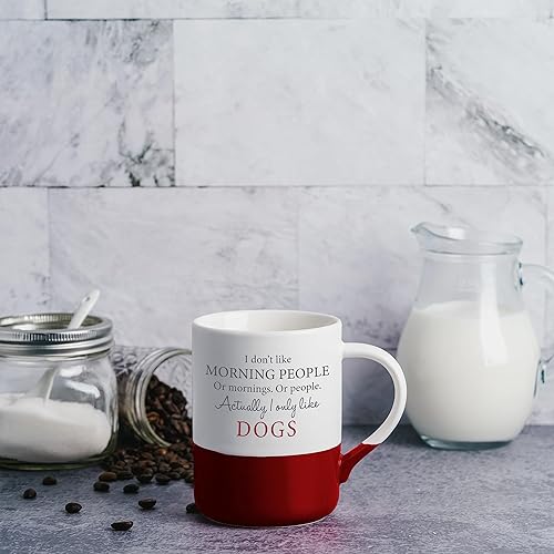 Miniatura 5 de Pavilion Gift Company - Taza de café grande de 18 onzas, divertida taza de café para padres de mascotas, regalo novedoso para padres de mascotas,