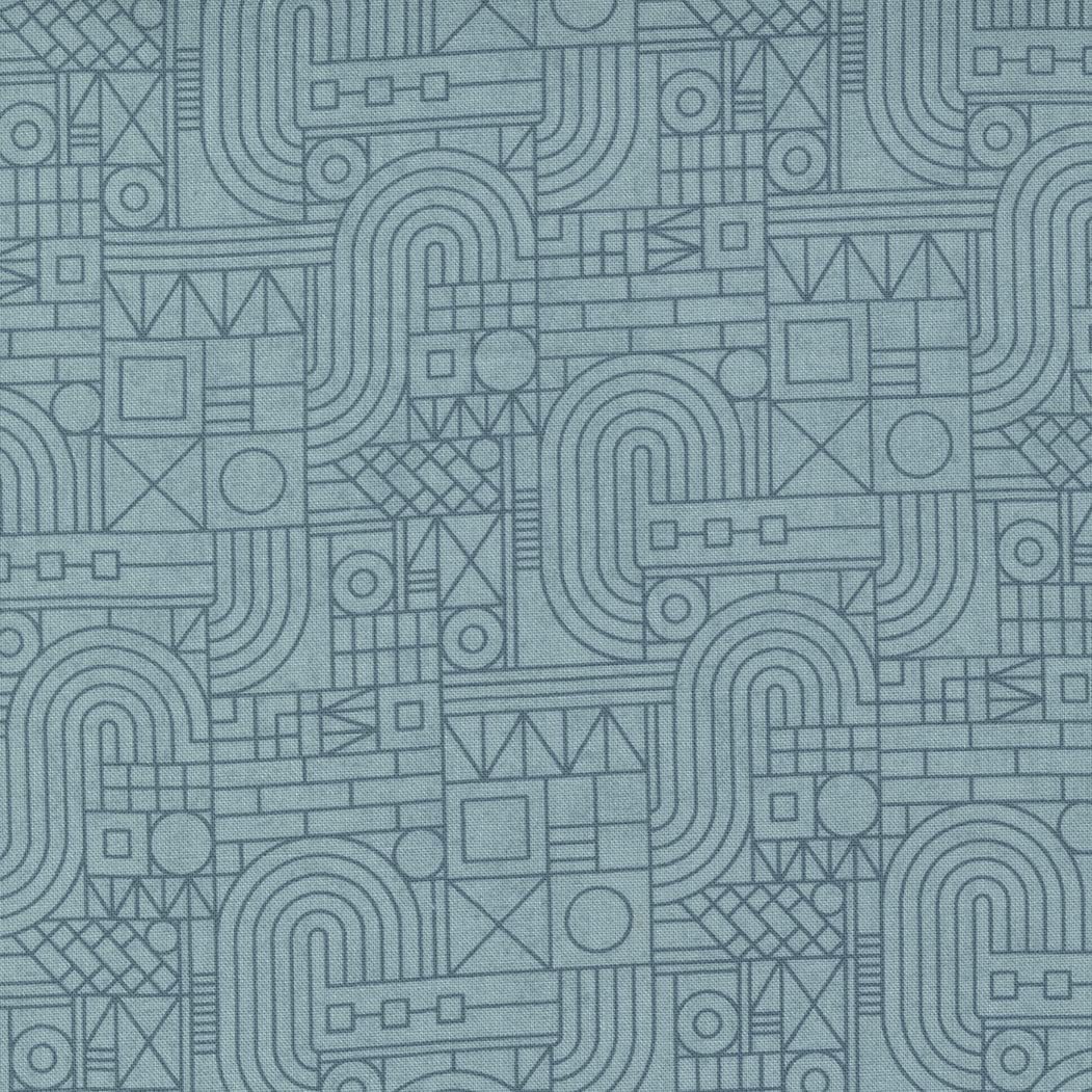 Moda Basic Grey Decorum Form Quilt Fabric Style 30682/16 Composed