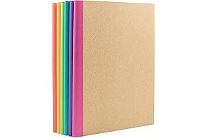 6-Pack Paperage Spiral Notebook Journals