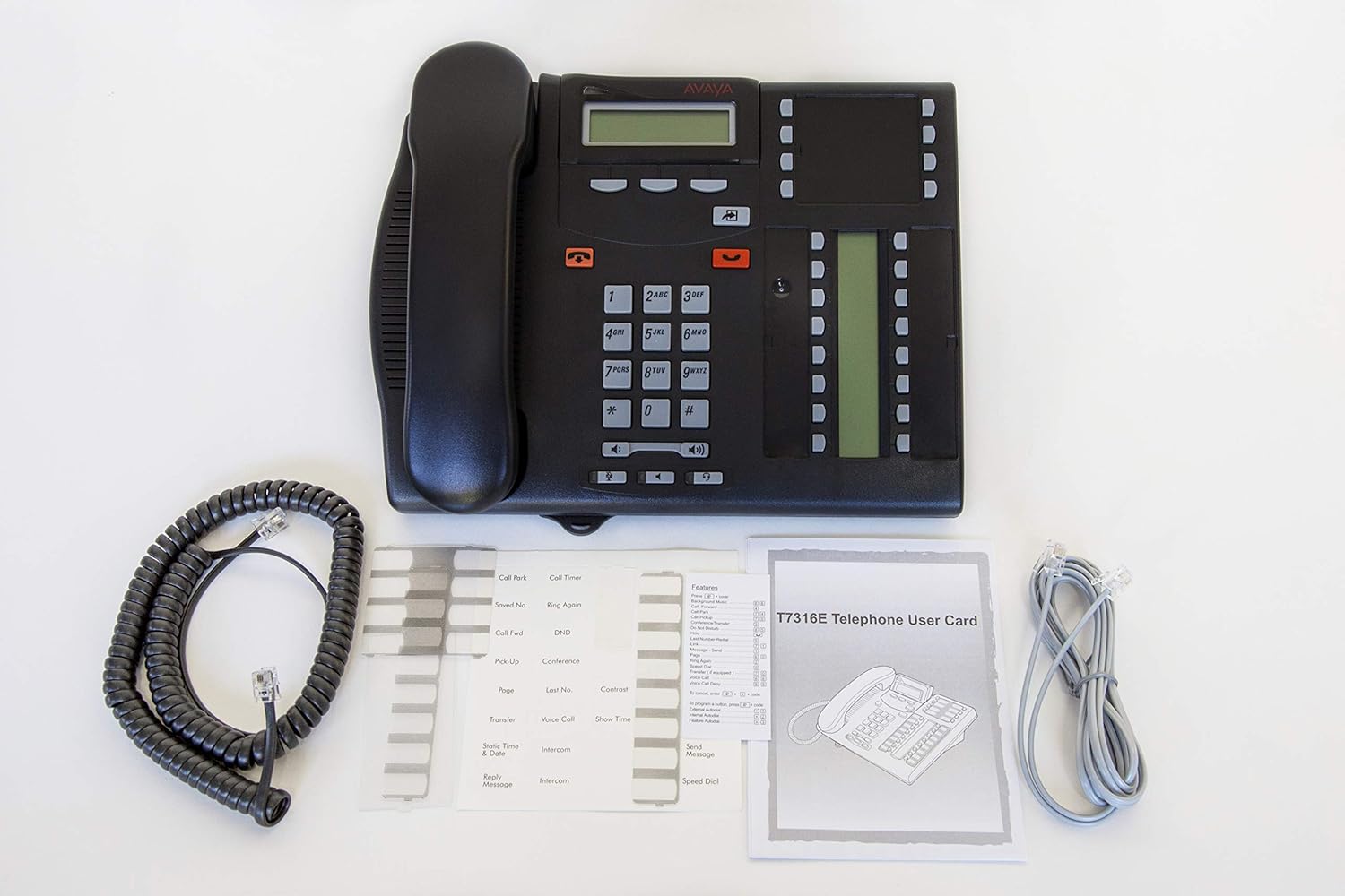 Nortel Avaya T7316E Digital Norstar Telephone in Charcoal Color (Renewed)