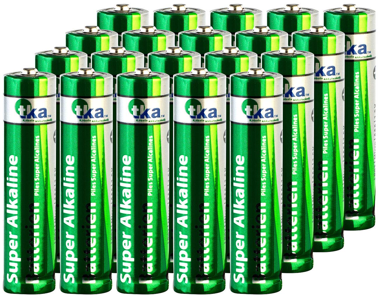tka Köbele Akkutechnik batteria AAA micro: Set di 200 batterie super alcaline tipo AAA/Micro, 1,5 V (batteria tipo)