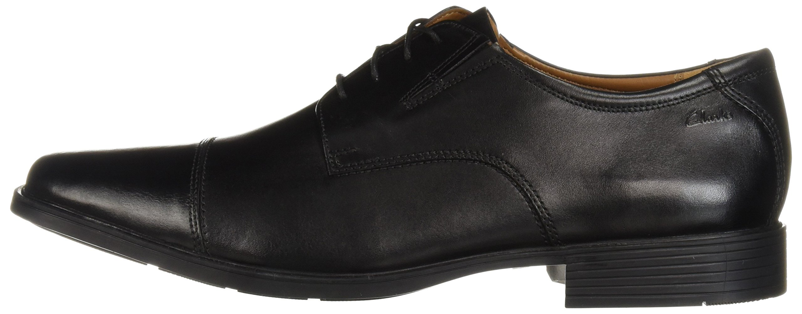 Clarks men Tilden CapOxford, Dark Tan Lea