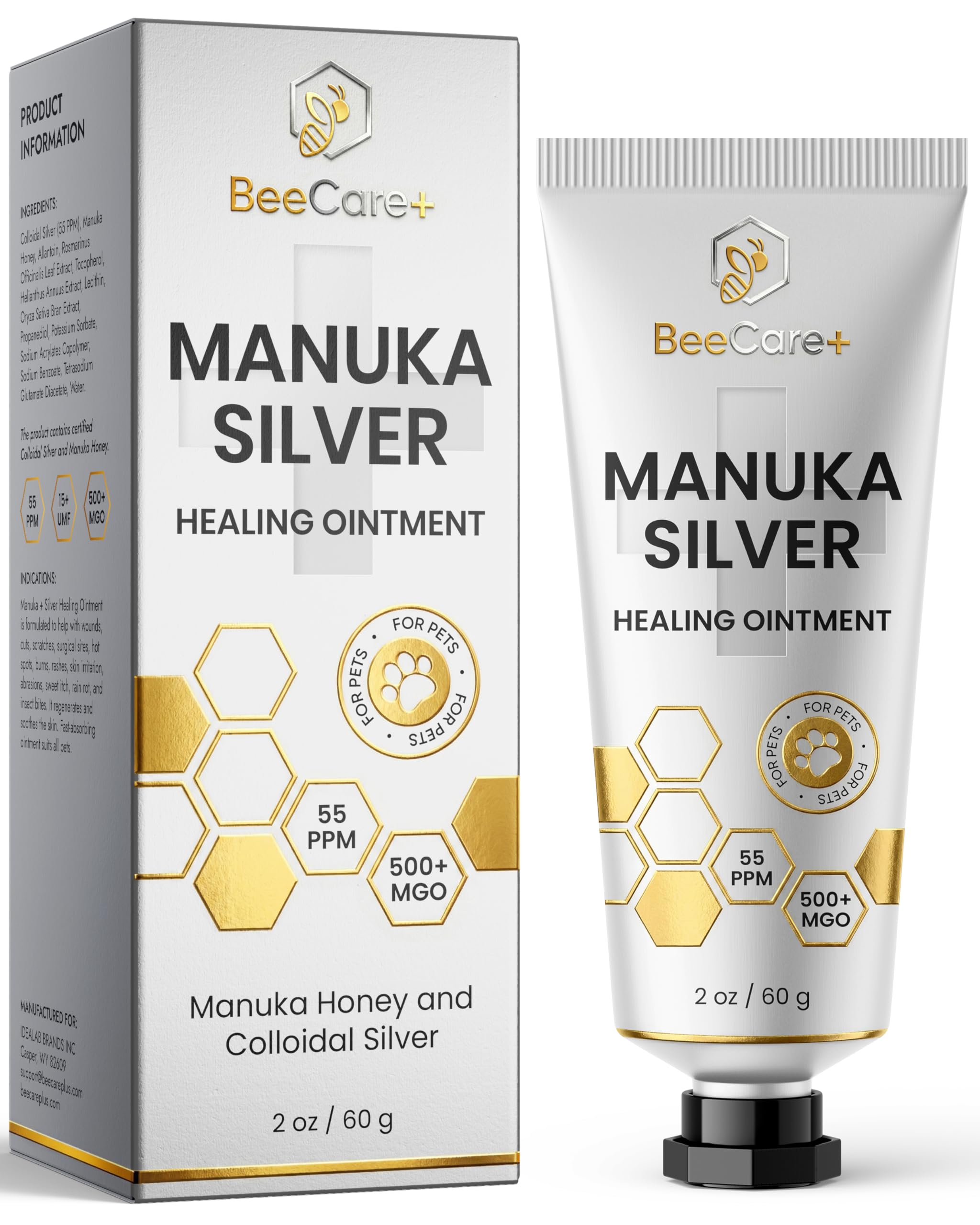 BeeCare+ Manuka Honey Ointment 500+ MGO