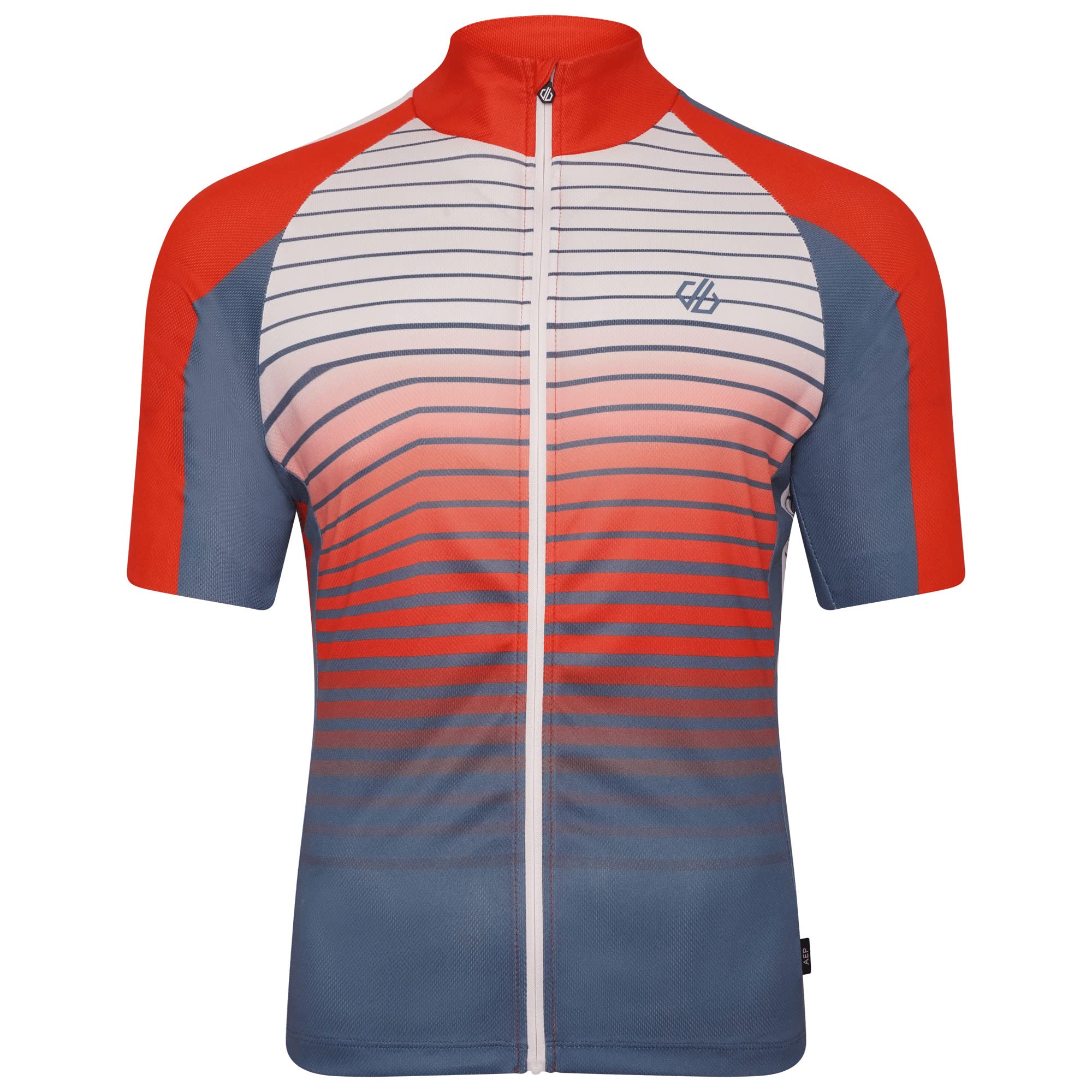 Dare 2b AEP Virtuous S/S AEP Reflective, Full Zip, Short Sleeve Fleece. Featuring Q-WIC Thermal and Vect Cool Eco Technologies. Suitable for Cycling and Hiking.
