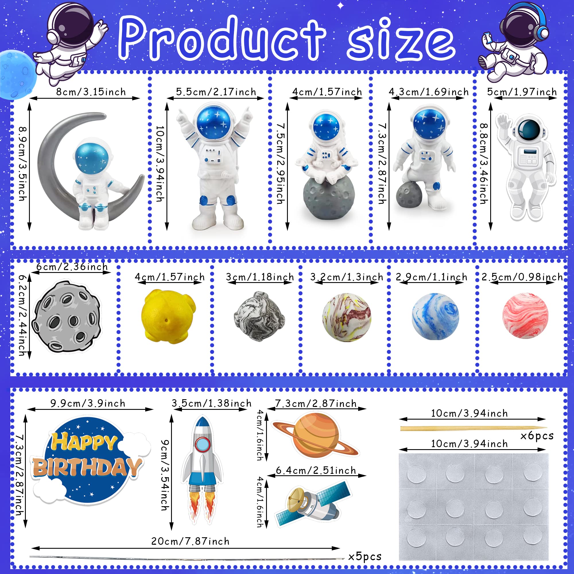 Uonlytech 20 Pièces Gomme à Crayon Astronaute Miniature - Gommes Spatiales Mignonnes Pour Enfants Et Fêtes Thème Espace