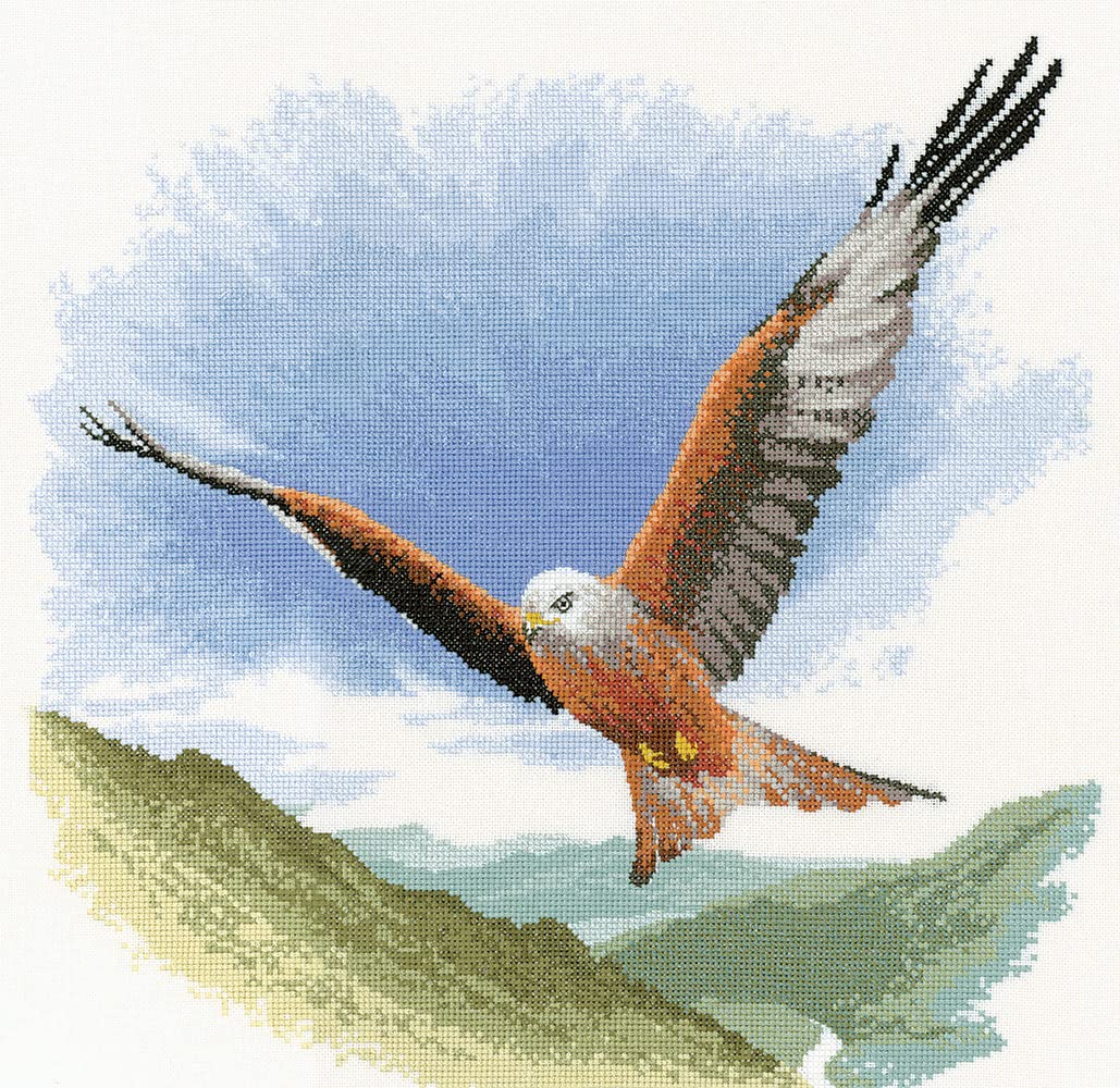 Heritage Crafts Red Kite cross stitch kit