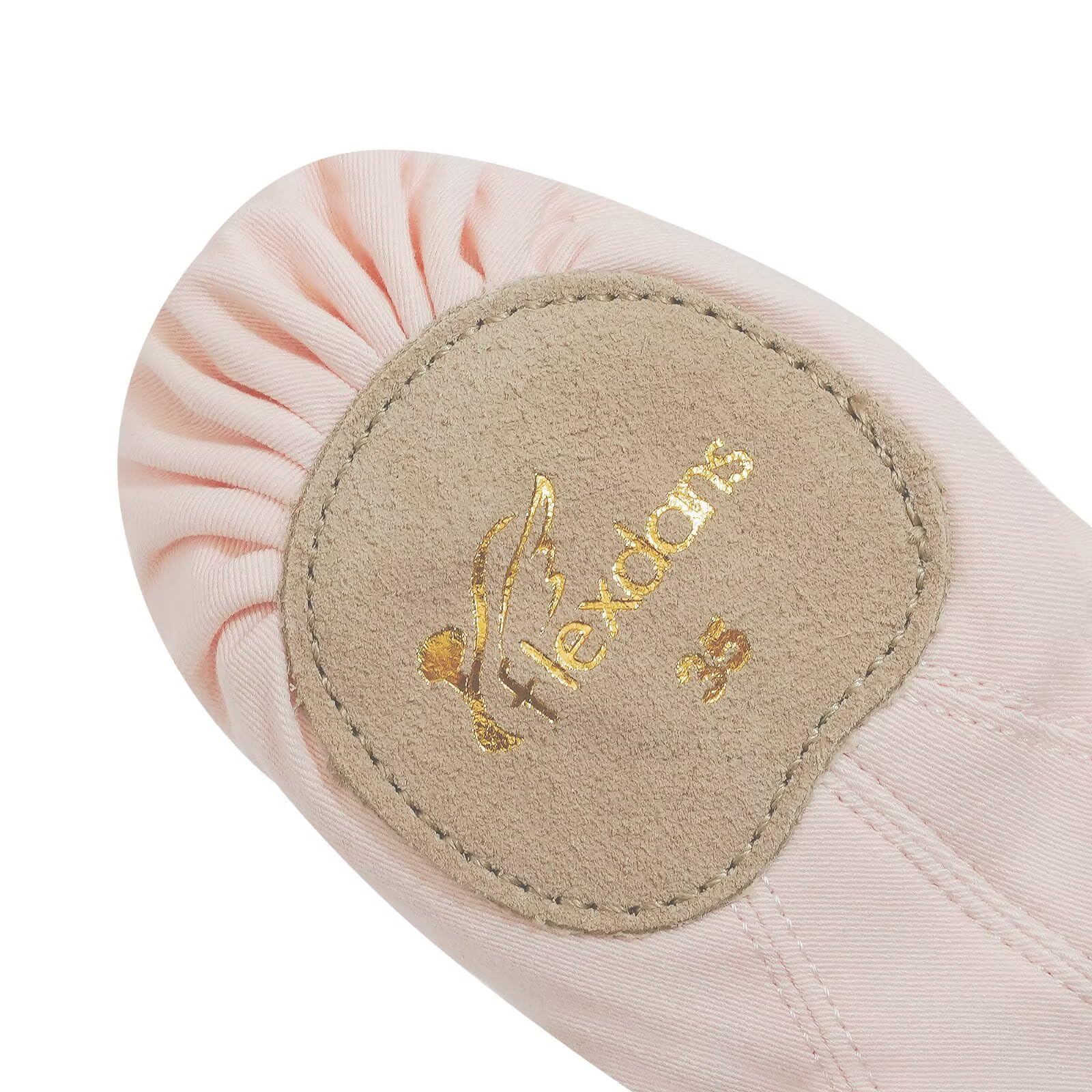 Chaussons de Ballet, Toile Élastique Semelle Fendue Chausson Ballet pour Filles