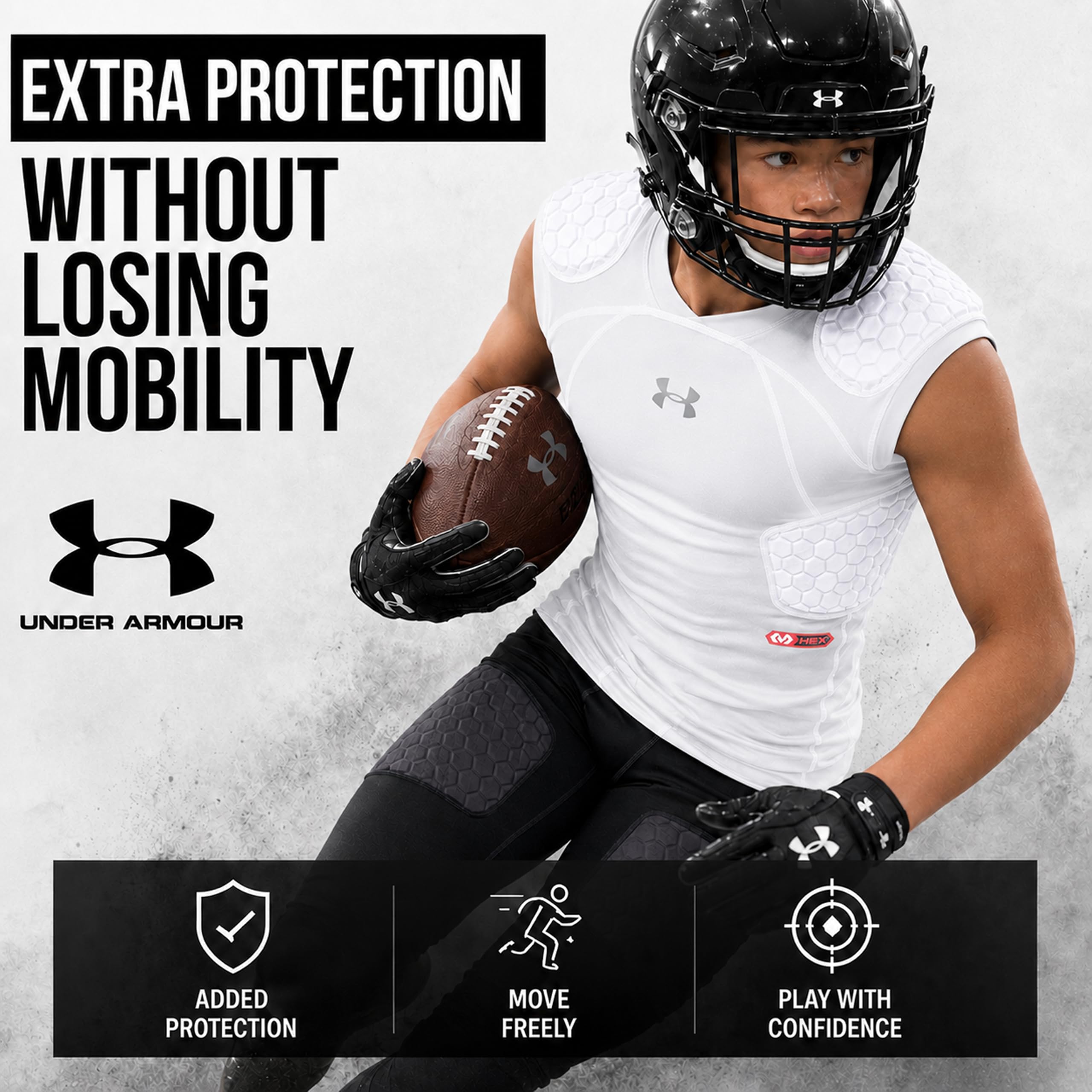 Under Armour Gameday Armour Pro - Camiseta de fútbol Unisex Adulto