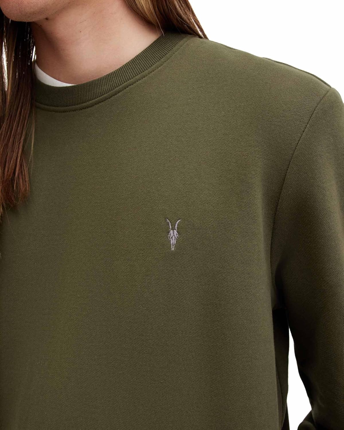 AllSaints mens Raven Crew - Image 2