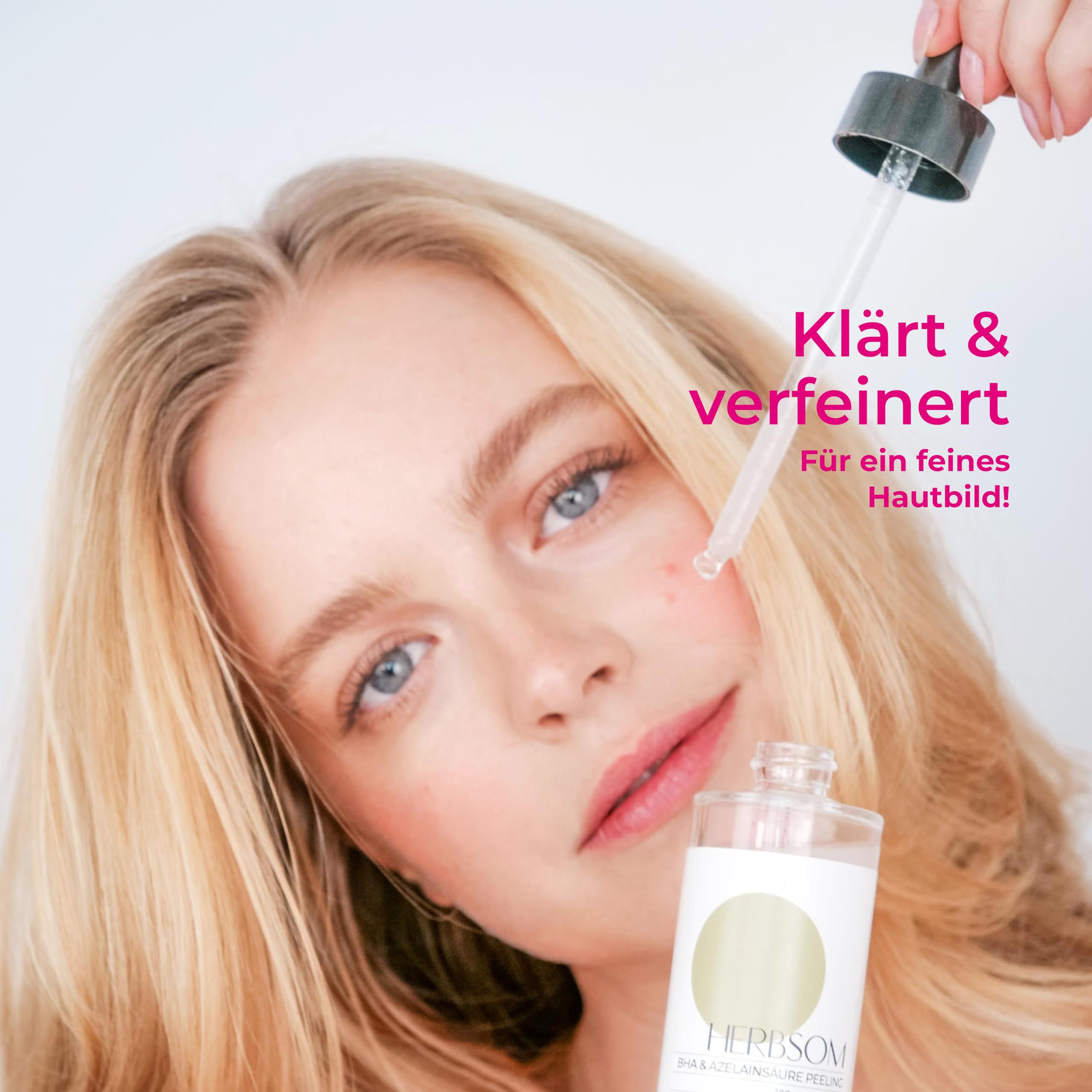 BHA & Azelainsäure Peeling I reinigt porentief, gegen verstopfte Poren und Unreinheiten, für sichtbar reinere und ebenmäßigere Haut, besonders geeignet für Mischhaut und fettige Haut