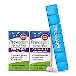 Prevagen Regular Strength Mixed Berry Chewables - 60 Tablets (2 Month Supply) | Formulated for Your Brain | 10mg of Apoaequorin Plus Vitamin D3 with 7-Day Pill Minder